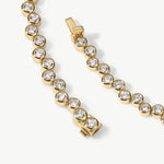 Close-up of Posy diamond bracelet clasp