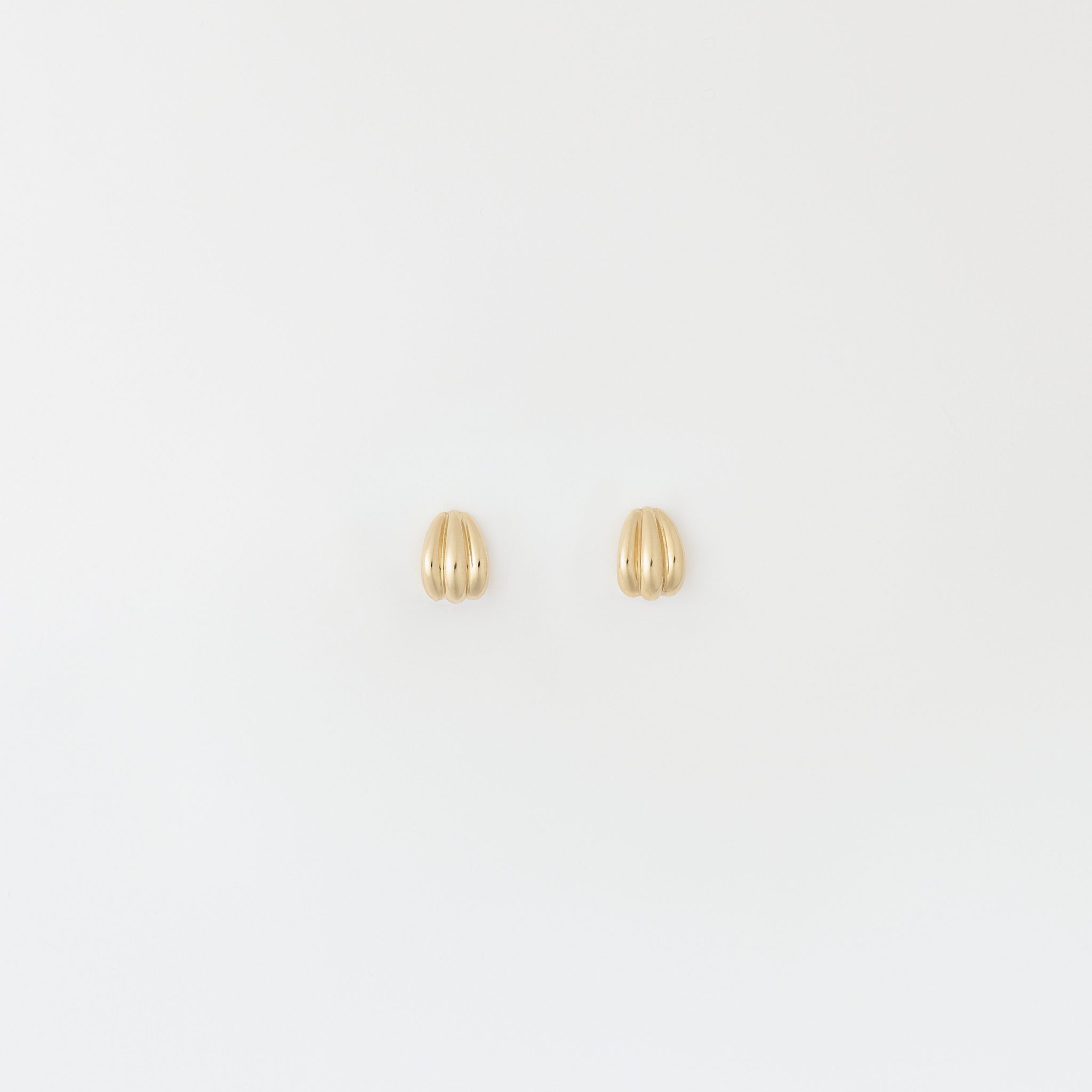 Cove Studs | 14K Gold Seashell Stud Earrings