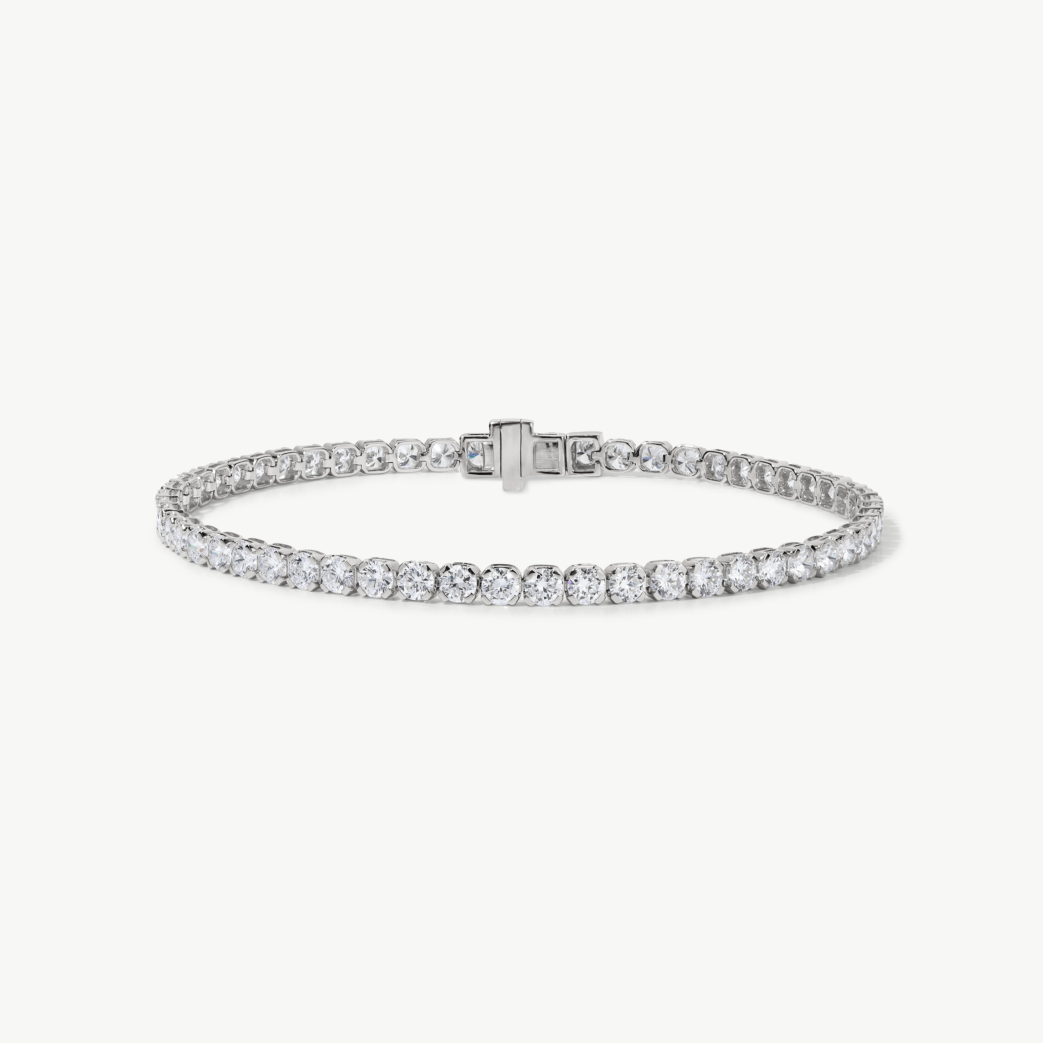 Diamond Darling 5 ctw lab-grown diamond tennis bracelet in 14K gold