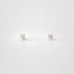 Small Diamond Studs on 14k Gold