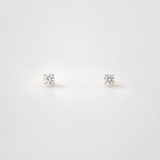 Small Diamond Studs on 14k Gold