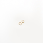 Small Leanea earrings in 14k solid gold, a fine jewelry piece crafted for timeless wear.