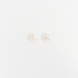 Mother of Pearl Flower Stud Earrings – Perlaine