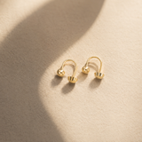 Frame 14K gold ear jacket earrings