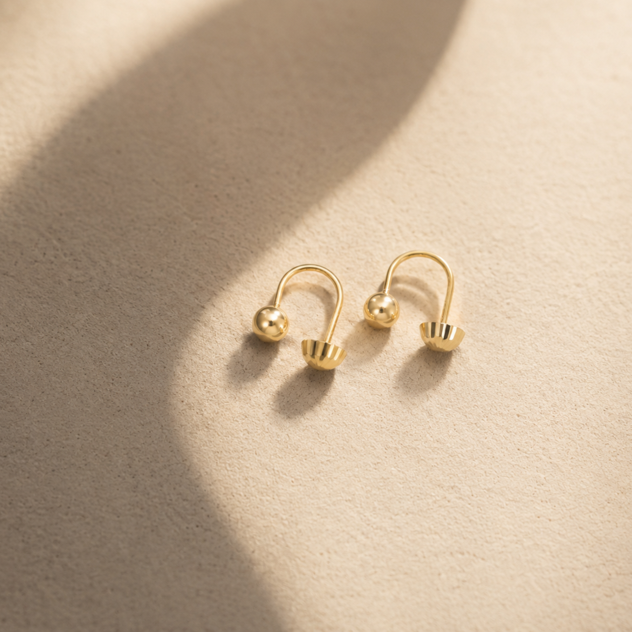 Frame 14K gold ear jacket earrings