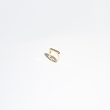 Golden Bar Ring by Zaerine, handcrafted in 14k yellow gold with a minimalist polished design.