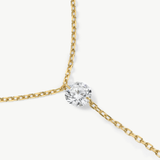 The Plus One Diamond Lariat Necklace